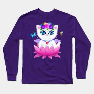 Frida's Cat Long Sleeve T-Shirt